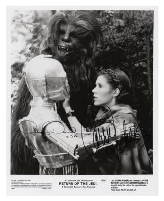 Lot #5586 Star Wars: Fisher, Mayhew, and Daniels