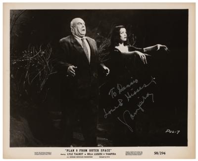 Lot #5473 Vampira Signed Photograph
