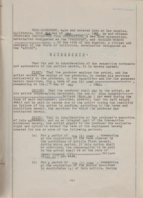 Lot #5031 Marilyn Monroe Document Signed Twice - Image 3