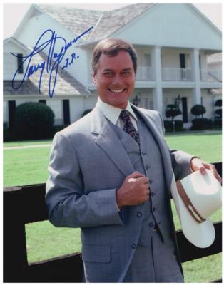 Lot #5552 Larry Hagman Signed Photograph
