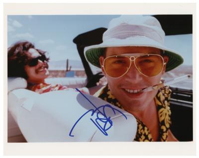 Lot #5488 Johnny Depp Signed Photograph