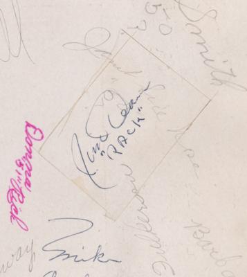 Lot #5004 James Dean Twice-Signed Yearbook - Image 4