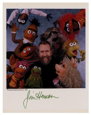 Lot #5554 Jim Henson Signed Photograph