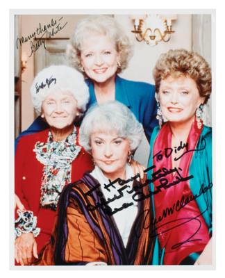 Lot #5551 Golden Girls Signed Photograph