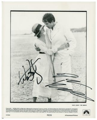 Lot #5481 Warren Beatty and Diane Keaton Signed