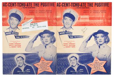 Lot #5108 Bing Crosby Screen-Worn Naval Jacket from Here Come the Waves - Image 11