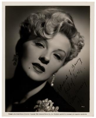 Lot #5467 Ilona Massey Signed Photograph