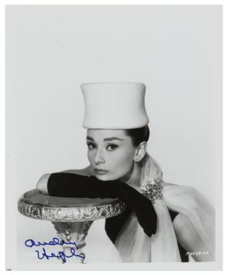 Lot #5018 Audrey Hepburn Signed Photograph