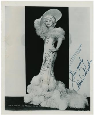 Lot #5423 Mae West Signed Photograph