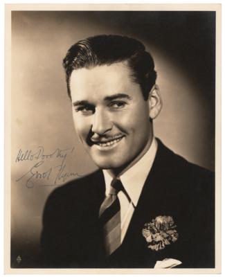 Lot #5008 Errol Flynn Signed Photograph