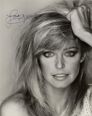Lot #5549 Farrah Fawcett Signed Photograph