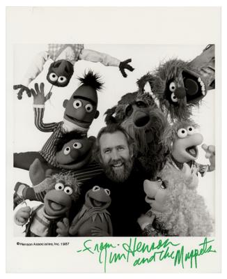Lot #5555 Jim Henson Signed Photograph
