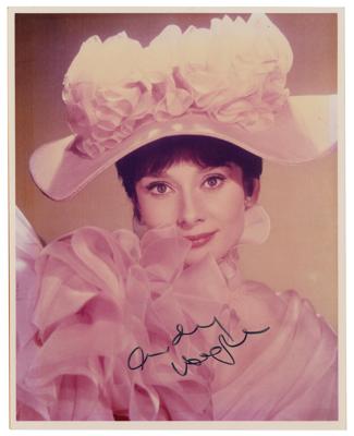 Lot #5019 Audrey Hepburn Signed Photograph