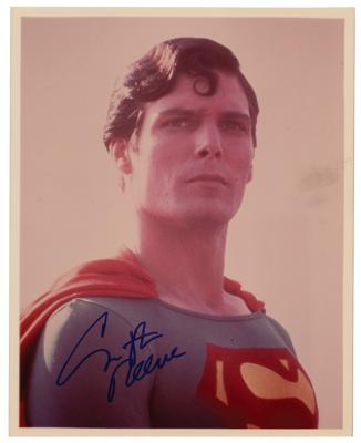 Lot #5520 Christopher Reeve Signed Photograph