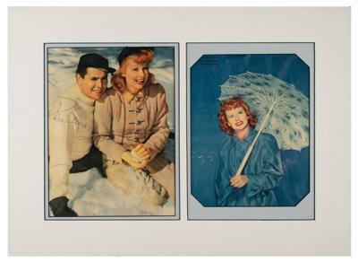 Lot #5541 Lucille Ball and Desi Arnaz Signed