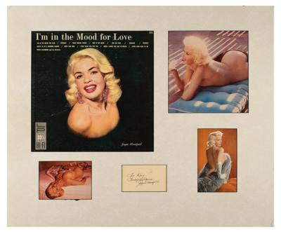 Lot #5056 Jayne Mansfield Signature Display - Image 1