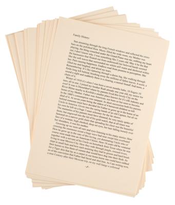 Lot #5116 Luise Rainer Archive with Unpublished Autobiography (70 pages), Handwritten Letter, and (19) Photographs - Image 2