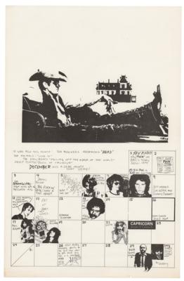 Lot #9002 Punk Magazine 1978 Calendar - Image 5