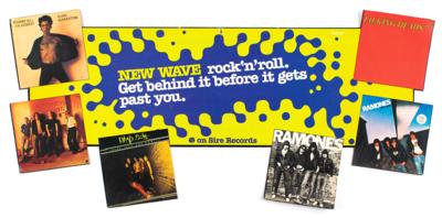 Lot #9006 Sire Records: Ramones and Talking Heads