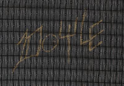 Lot #9026 Misfits Stage-Used 'Fiend Skull' Speaker Cloth Signed by Doyle - Image 2