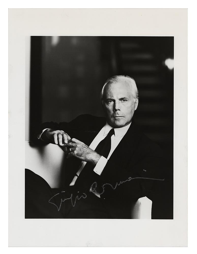 Giorgio Armani Signed Photograph | RR Auction