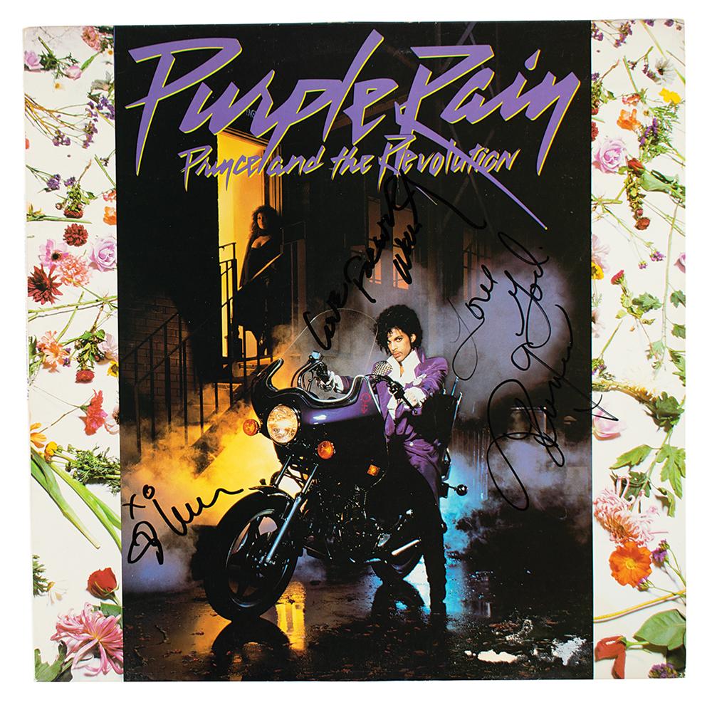 Prince Signed 'Purple Rain' Album