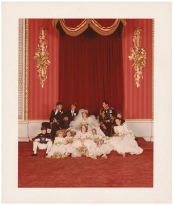 Lot #385 Princess Diana and Prince Charles Wedding Reception Photograph - Image 1