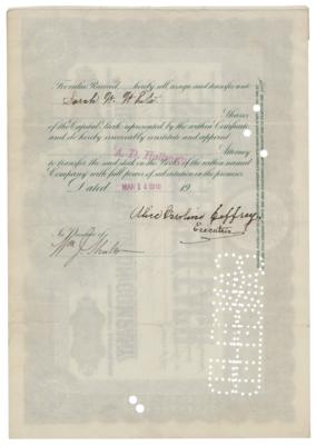 Lot #412 Titanic: Widener, George - Image 2
