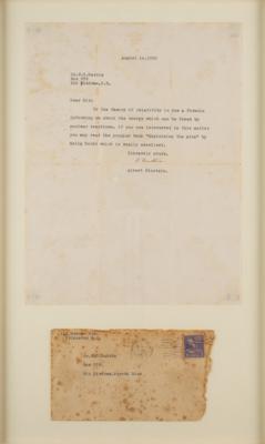 Lot #147 Albert Einstein: Einstein comments on his 