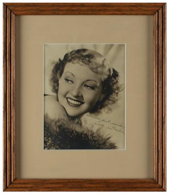 Lot #921 Betty Grable Signed Photograph - Image 1