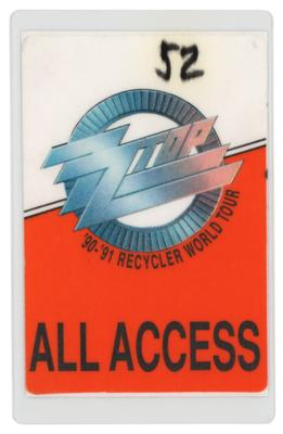 Lot #855 ZZ Top: Dusty Hill Signed Photograph - Image 2