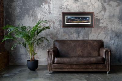 Lot #1025 Ted Williams Signed Panoramic Fenway Park Poster - Image 3