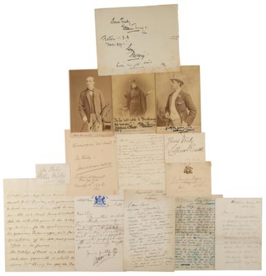 Lot #956 Stage Actors and Theatre Impresarios (60+) Autograph Collection - Image 1
