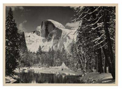 Lot #618 Ansel Adams Signed Postcard - Image 2