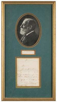 Lot #792 Camille Saint-Saëns Autograph Letter Signed - Image 1