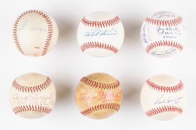 Lot #986 NY Mets: Inaugural 1962 Team Signed Baseball Collection (55) - Image 1
