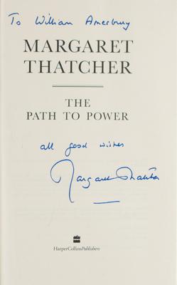 Lot #408 Margaret Thatcher (2) Signed Books - Image 2