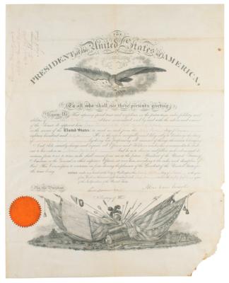 Lot #3 Abraham Lincoln Document Signed as President - Image 1