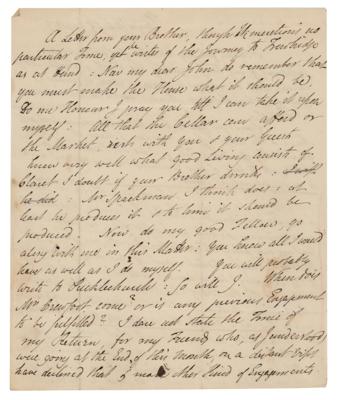 Lot #670 George Crabbe: Commenting on statues inspired by a Robert Burns classic: 