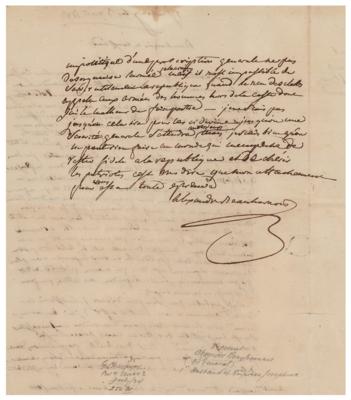 Lot #503 Alexandre de Beauharnais: 