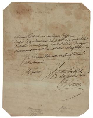 Lot #200 Bertrand Barere de Vieuzac Letter Signed - Image 2
