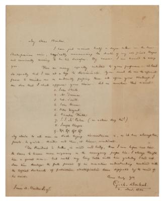 Lot #249 George M. Dallas: On President Jackson's 
