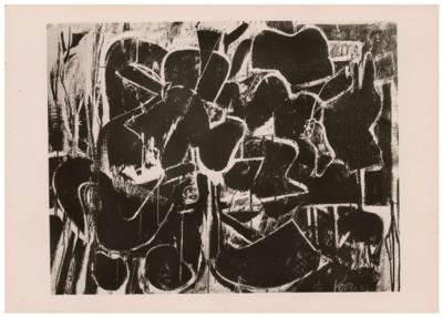 Lot #626 Willem de Kooning Signed Postcard - Image 2