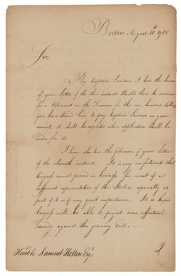 Lot #220 James Bowdoin: 