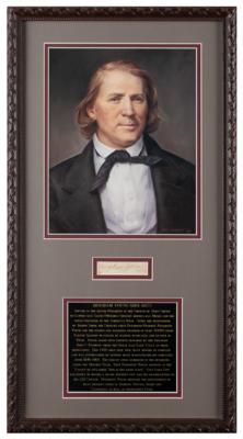 Lot #154 Brigham Young Signature - Image 1