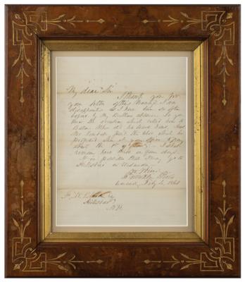 Lot #2 Franklin Pierce Autograph Letter Signed - Image 1
