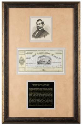 Lot #125 Leland Stanford Document Signed
