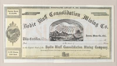 Lot #125 Leland Stanford Document Signed - Image 2