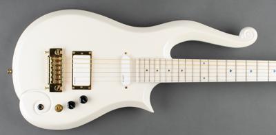 Lot #764 Prince: Custom Handbuilt Cloud Electric Guitar: Fashioned after Prince?s iconic Cloud guitar from Purple Rain, carved under the direction of Dave Rusan - Image 3