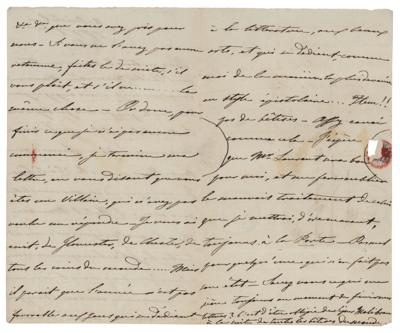 Lot #703 Maria Malibran Autograph Letter Signed - Image 2